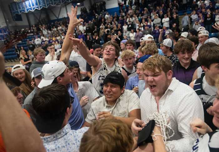 Breese Central vs Breese Mater Dei Illinois boys basketball February 23 2023 Paul Halfacre 15661